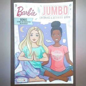 New Barbie Coloring and Activity Book- Yoga Cover